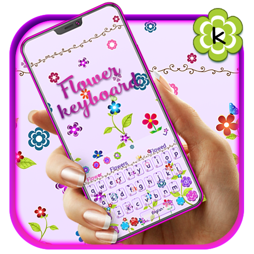 Flower keyboard icon