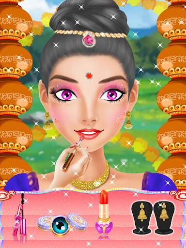 Radha Krishna Makeup Girl Game screenshot 4