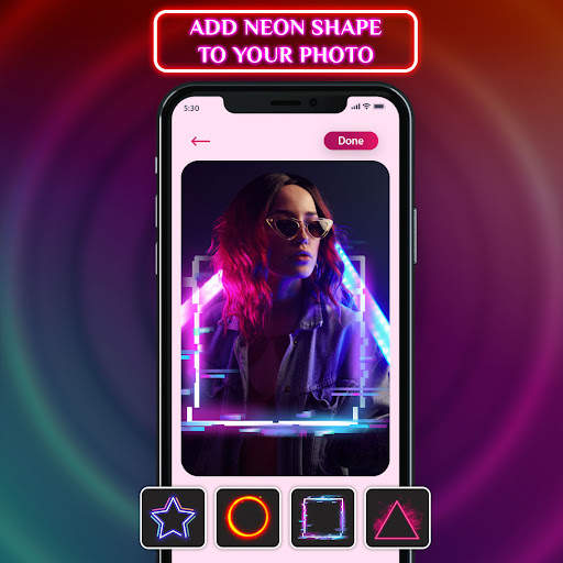 Neon Photo Editor screenshot 1