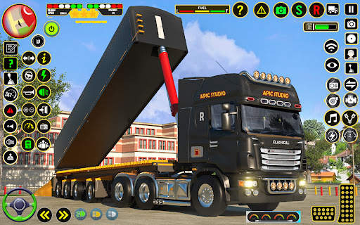 Euro Truck Driving Sim 3D screenshot 2