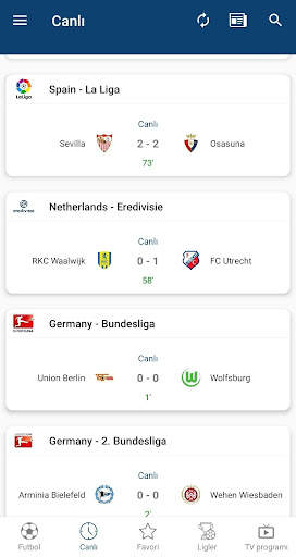 Air Score - Live Scores Result screenshot 3