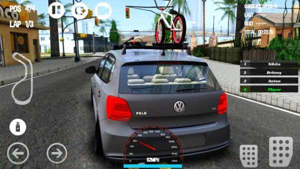 Car Racing Volkswagen Game screenshot 1