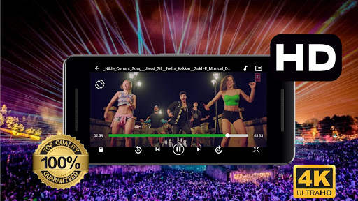 SAX HD Video Player All Format & Mp3 Music Player screenshot 1