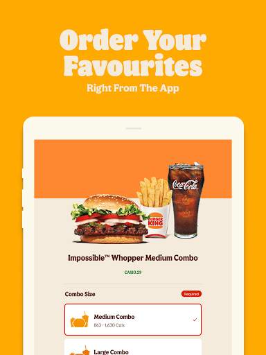 BURGER KING Canada скриншот 9