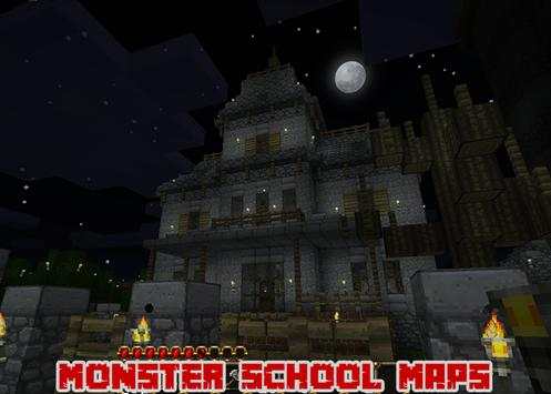 Monster School Horror Maps for MCPE screenshot 1