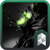 Black Big Bang Launcher theme 1.0