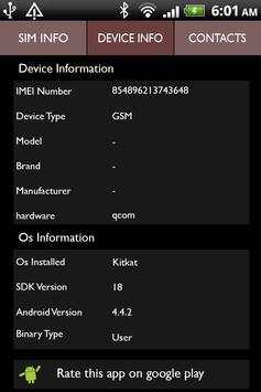Mobile Sim Tracker screenshot 2