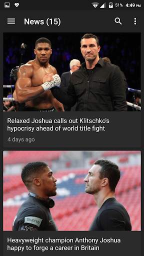 Boxing News screenshot 4