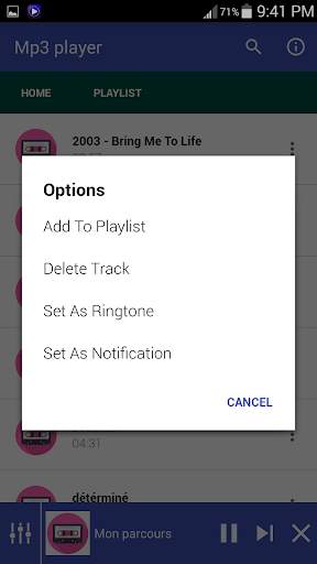 Free Mp3 player - Audio Music screenshot 5