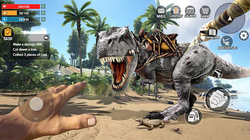Dino Master: Survival Island screenshot 1