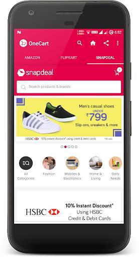OneCart - All in one Shopping app screenshot 2