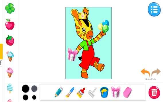 Zebra Games Coloring Books screenshot 6