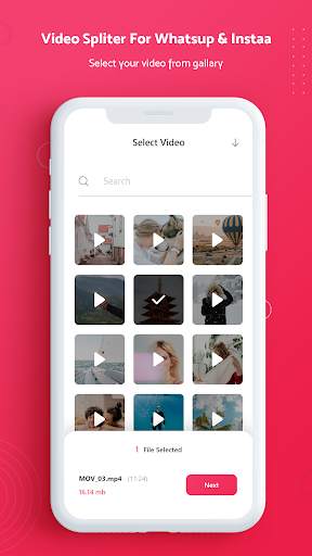 Video Spliter For Whatsup & In screenshot 1