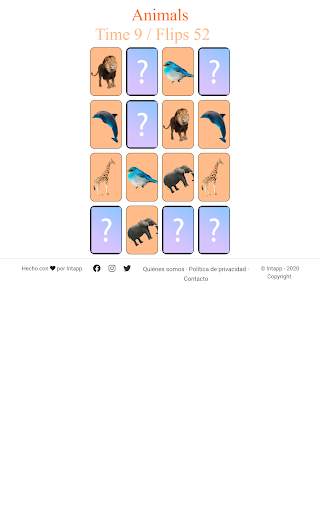 Free Memory Games - Animals screenshot 11