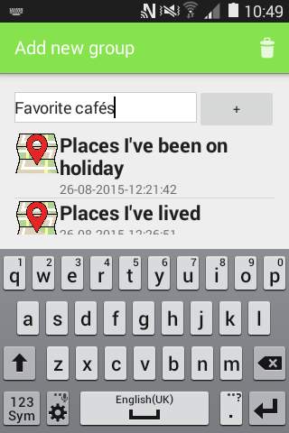 My Places screenshot 2