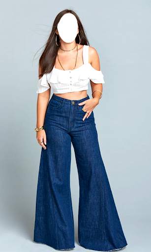 Girls Jeans Photo Suit screenshot 2