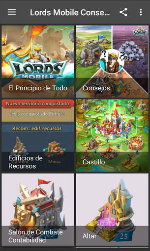 Lords Mobile Consejos screenshot 1