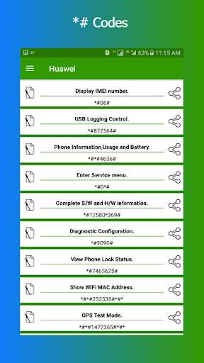 All Mobiles Secret Codes Latest 2021 screenshot 2