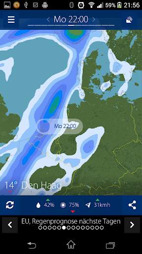 Sat24, Wettersatelliten screenshot 5
