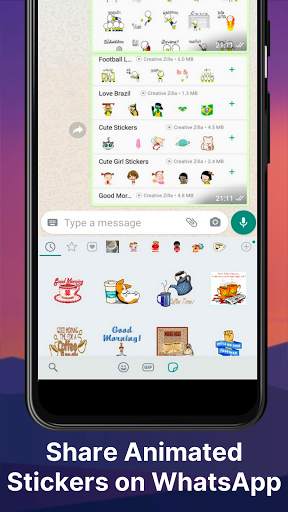 Animated Good Morning Stickers for WhatsApp screenshot 2