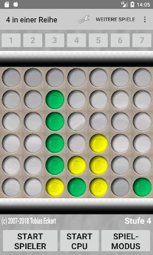 4 in einer Reihe - 2 Spieler screenshot 1