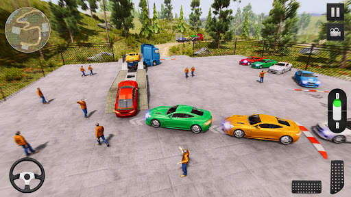 Offroad Airplane Pilot Cargo Truck:Car Transporter screenshot 3