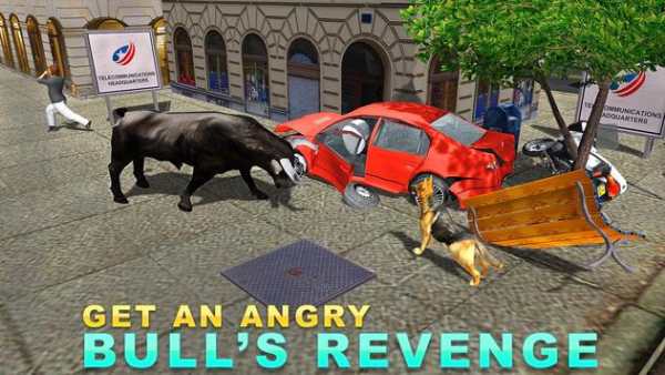 Angry Bull Attack Simulator 3D screenshot 2