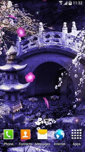 Mystic Sakura Live Wallpaper screenshot 2