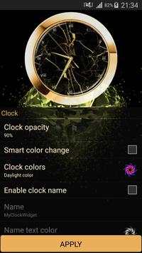 Gold Clock Wallpaper screenshot 8