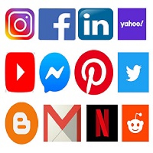 All Social Media &amp; Social Network In One App icon