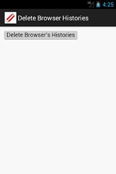 Clear/Erase Browser's History screenshot 1