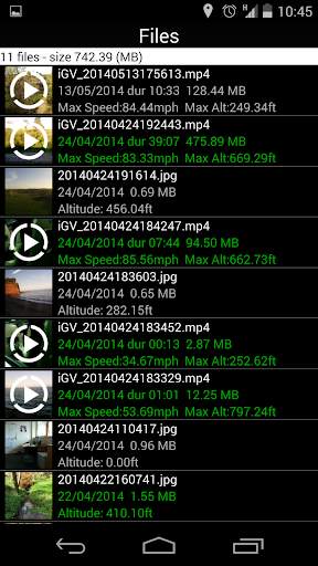 RouteShoot video and GPS app screenshot 2