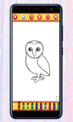 Birds Coloring & Drawing Book- screenshot 2