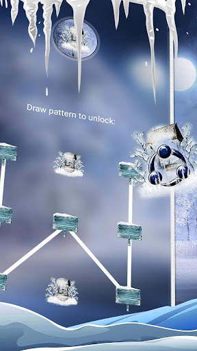 Winter Snowfall Launcher Theme screenshot 2