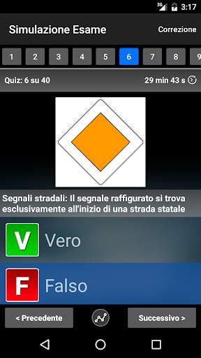 Quiz Patente di Guida Gratis: Esame Patente Auto B скриншот 1