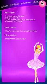 Ballerina Girls Dress Up Games - My Ballerina screenshot 7