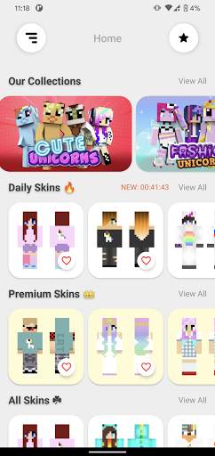 Unicorn Skins screenshot 1