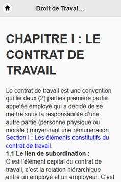 Droit de Travail du Mali screenshot 2