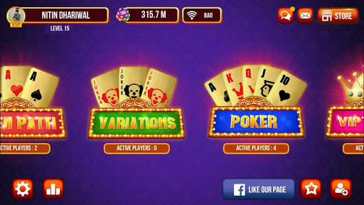 Triple One Poker and Teenpatti screenshot 1