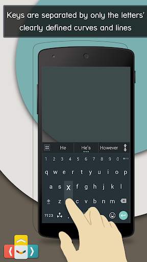 aitype Lollipop Keyboard theme screenshot 2