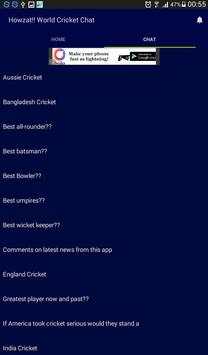Howzat!! World Cricket Chat screenshot 3