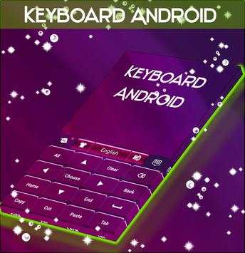 Purple Keyboard For Android 3 تصوير الشاشة