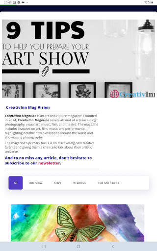 CreativInn - Art News and more screenshot 13