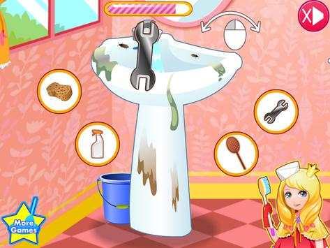 Princess Clean Bathroom screenshot 2