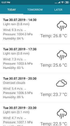 Weather: Forecast & Radar Maps 3 تصوير الشاشة