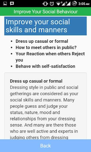 Improve Social Behaviour Demo screenshot 5