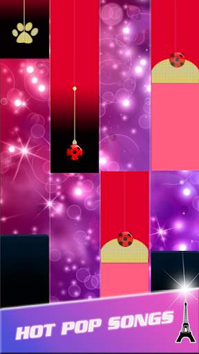 Piano Ladybug Noir Tiles - Season 2 screenshot 4
