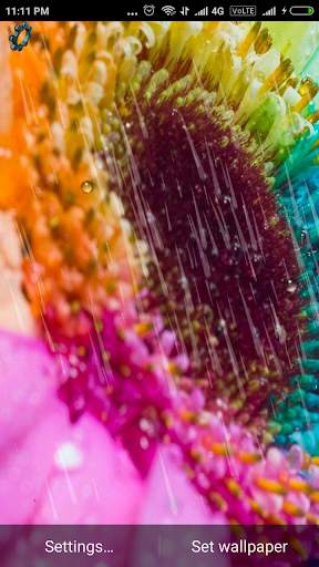Running Raindrops Live Wallpaper screenshot 2