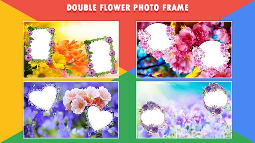 Flower Dual Photo Frame 1 تصوير الشاشة