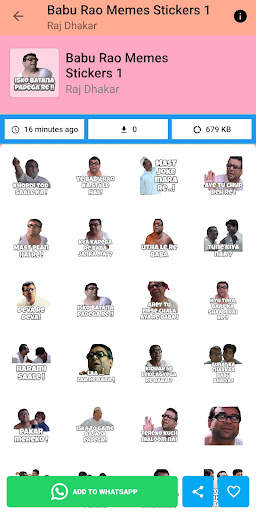 Bollywood Stickers For WhatsApp screenshot 5